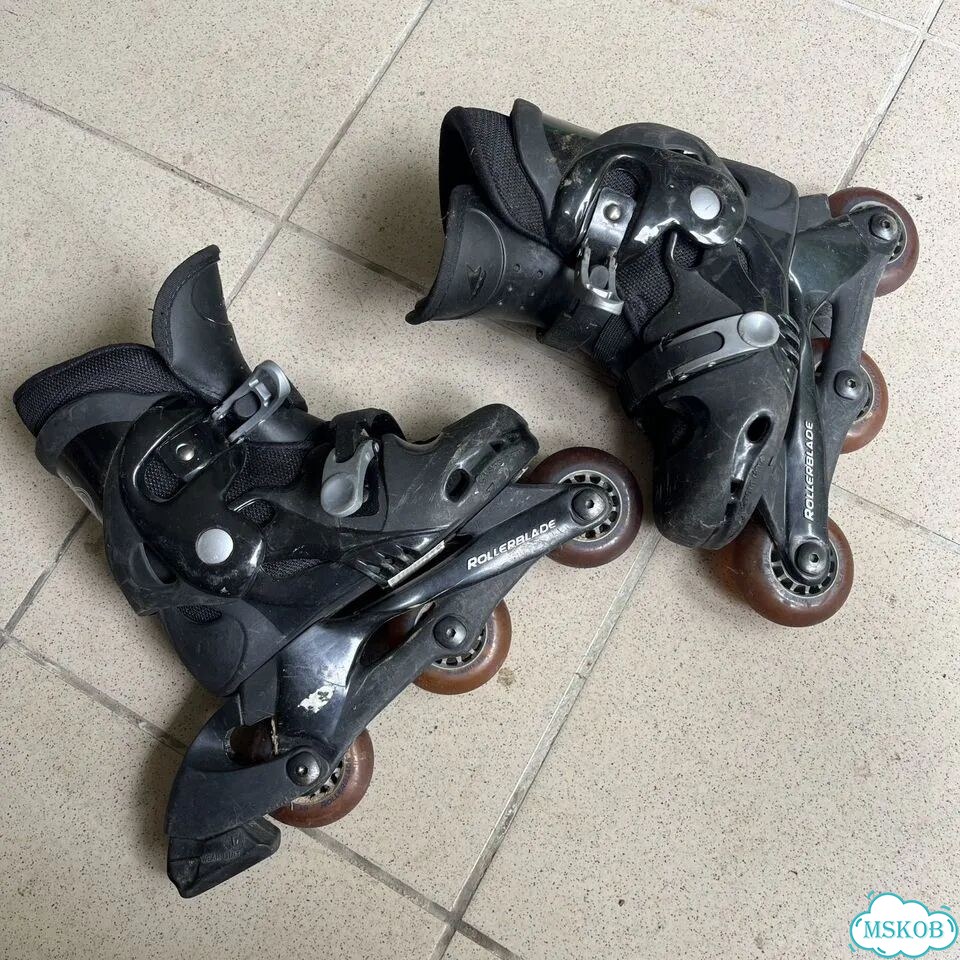 Ролики rollerblade k2 USA детские раздвижные фото 2