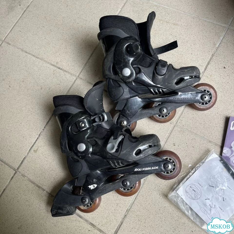 Ролики rollerblade k2 USA детские раздвижные фото 6