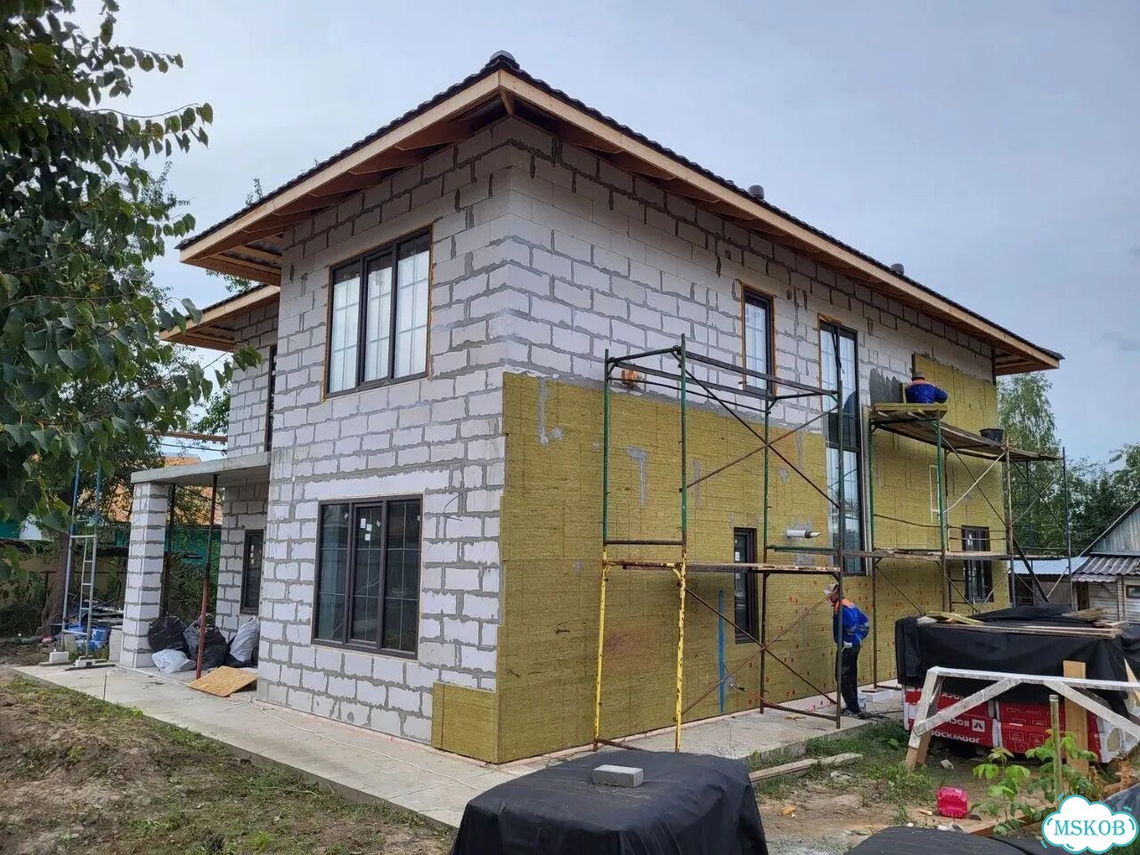 Строительство пристройки. Бригада строителей фото 5