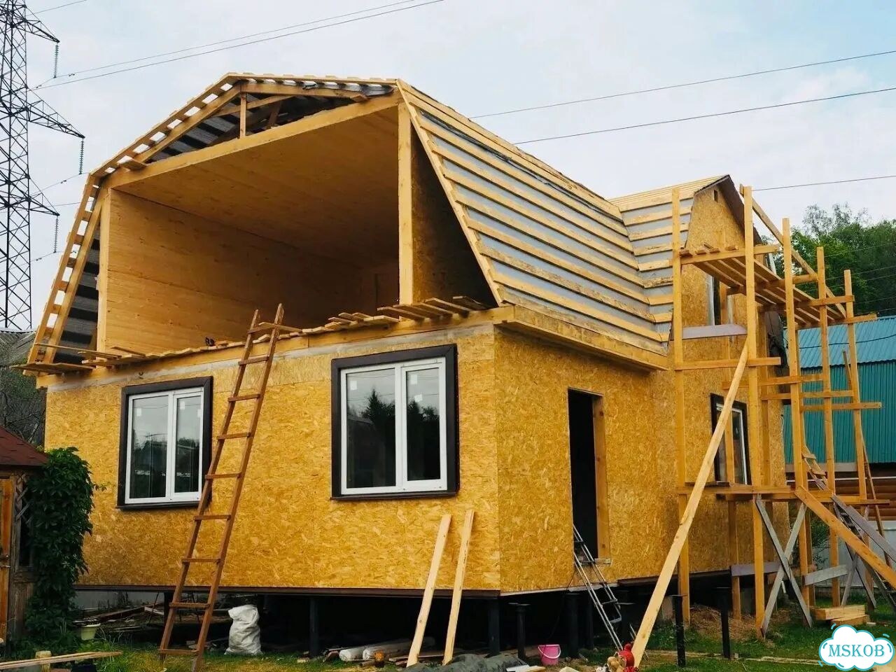 Строительство пристройки. Бригада строителей фото 8