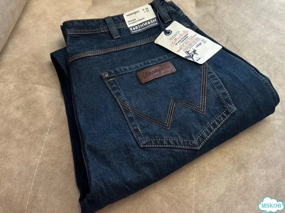 Джинсы Wrangler Texas Ёлочка Лучший Хлопок фото 4