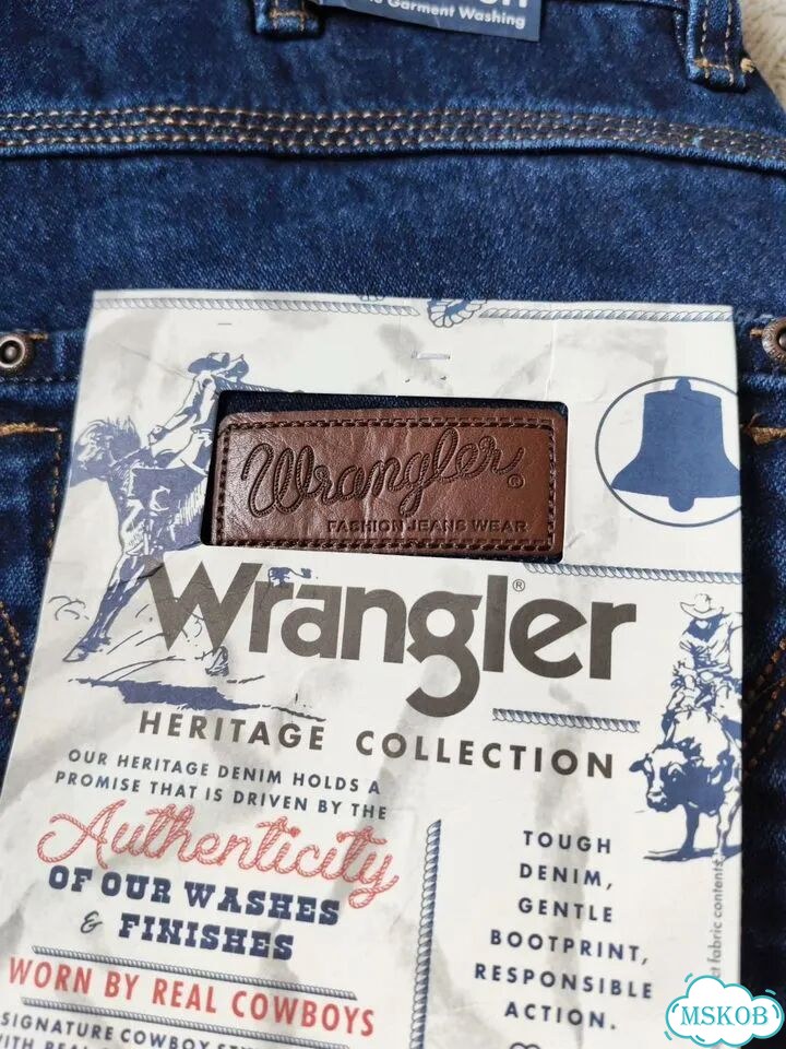 Джинсы Wrangler Texas Ёлочка Лучший Хлопок фото 5