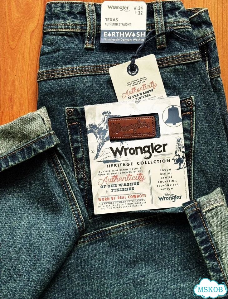 Джинсы Wrangler Texas Ёлочка Лучший Хлопок фото 8