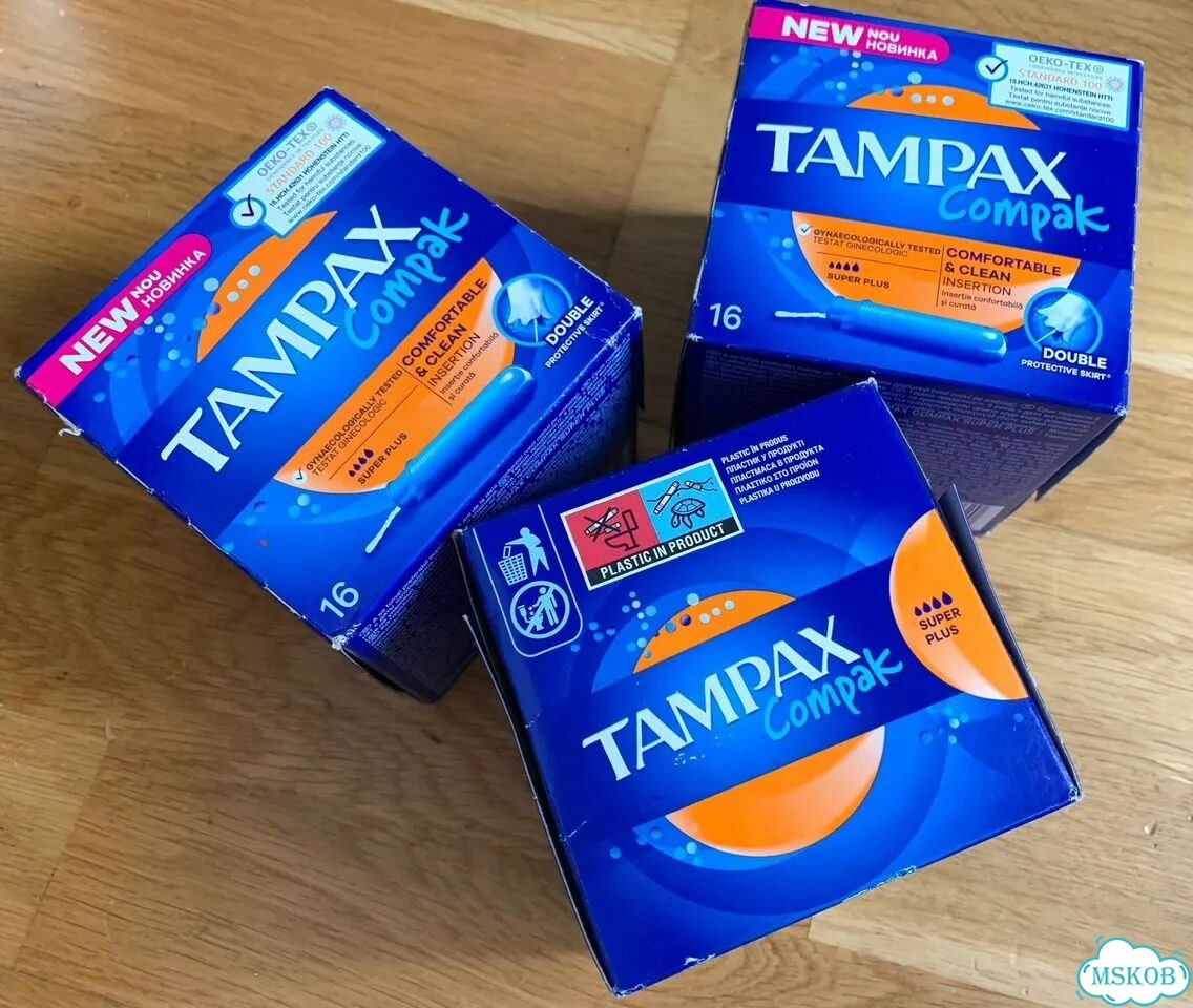 Тампоны Tampax Compak Superplus цена за 3 уп новы фото 1