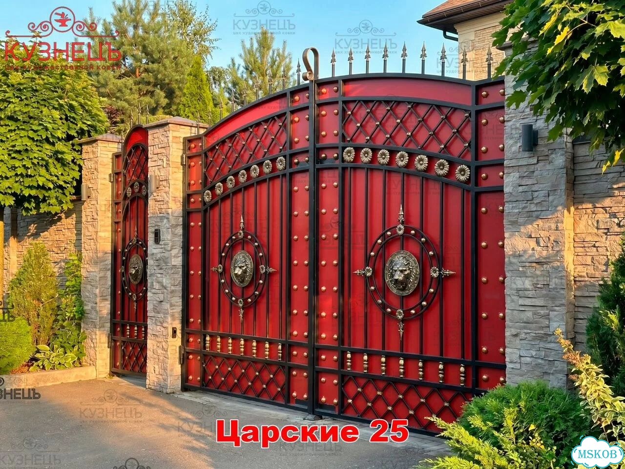 Ворота кованые фото 1