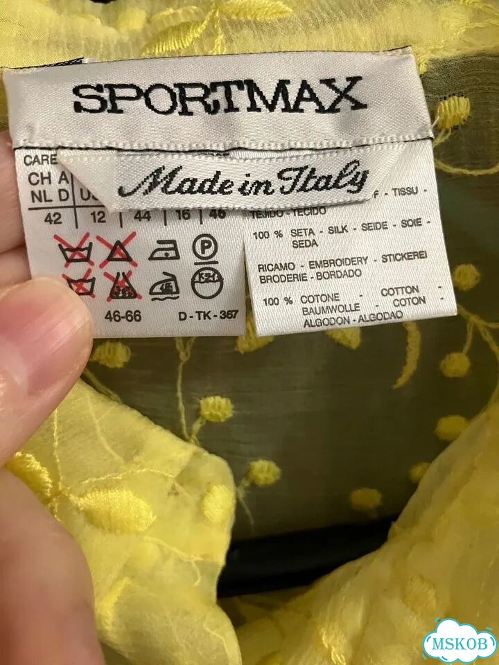 Блузка max Mara винтаж фото 5