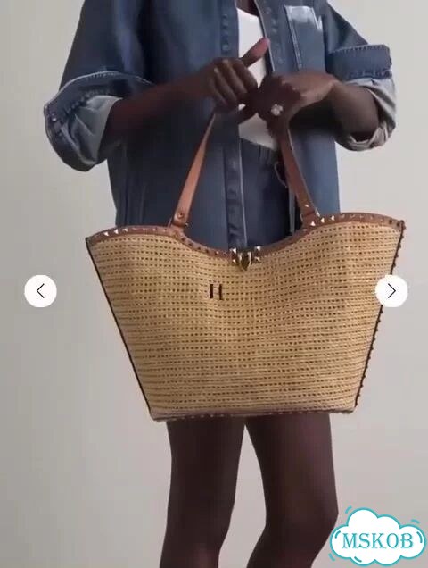 Сумка Valentino 48 из рафии фото 1