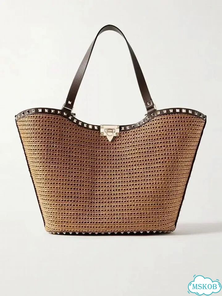 Сумка Valentino 48 из рафии фото 6