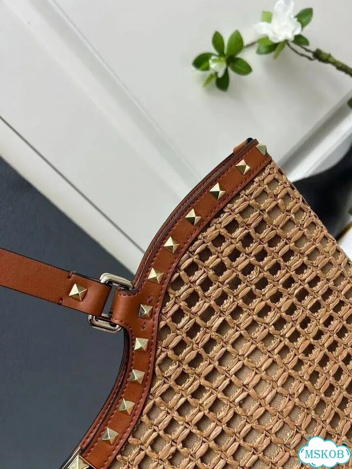 Сумка Valentino 48 из рафии фото 7