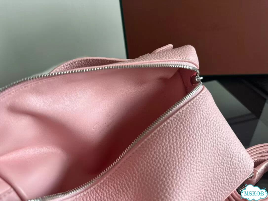 Сумка loro piana 19 cm розовый цвет фото 9