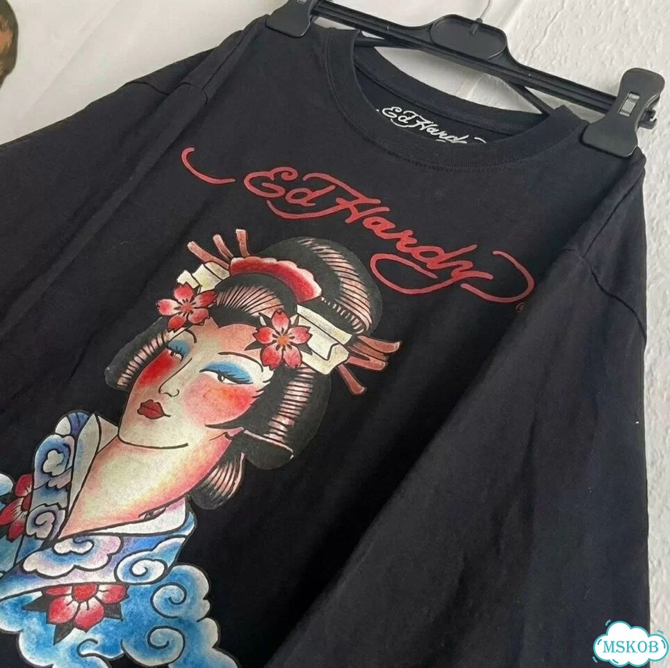 Лонгслив Ed Hardy Asian Lady редкий фото 4