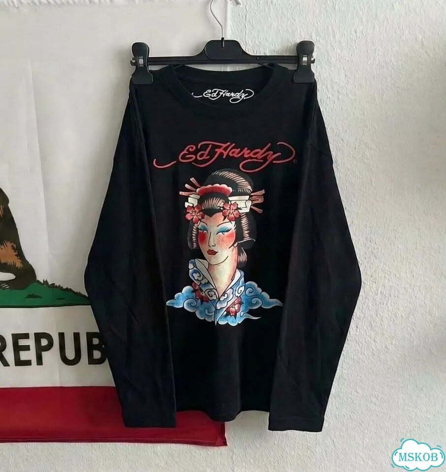 Лонгслив Ed Hardy Asian Lady редкий фото 5