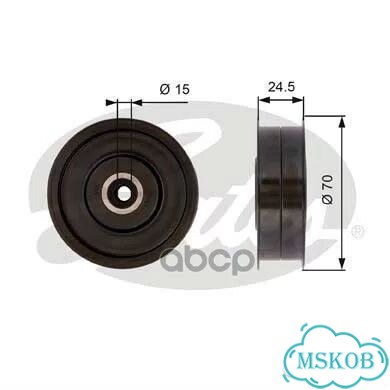 Ролик приводного ремня MB W203/W204 2.5i-3.0i 06 фото 1