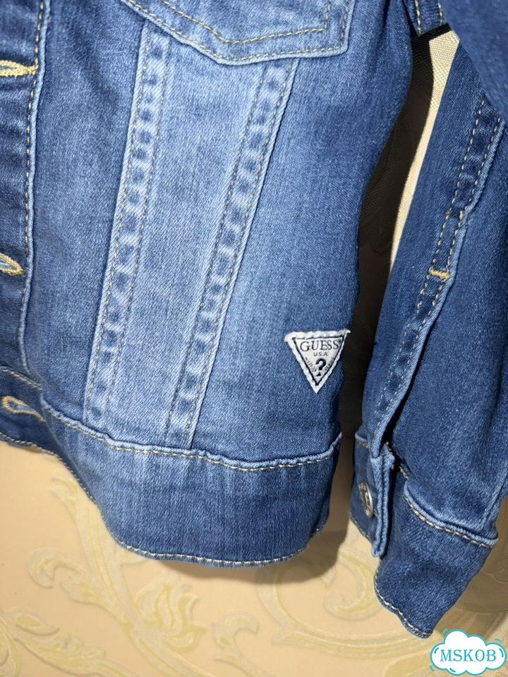 Джинсовая куртка guess детская фото 3