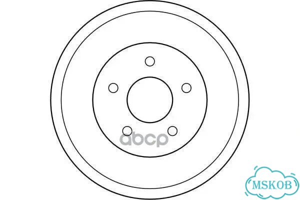 Барабан тормозной ford: tourneo connect 1.8 фото 3
