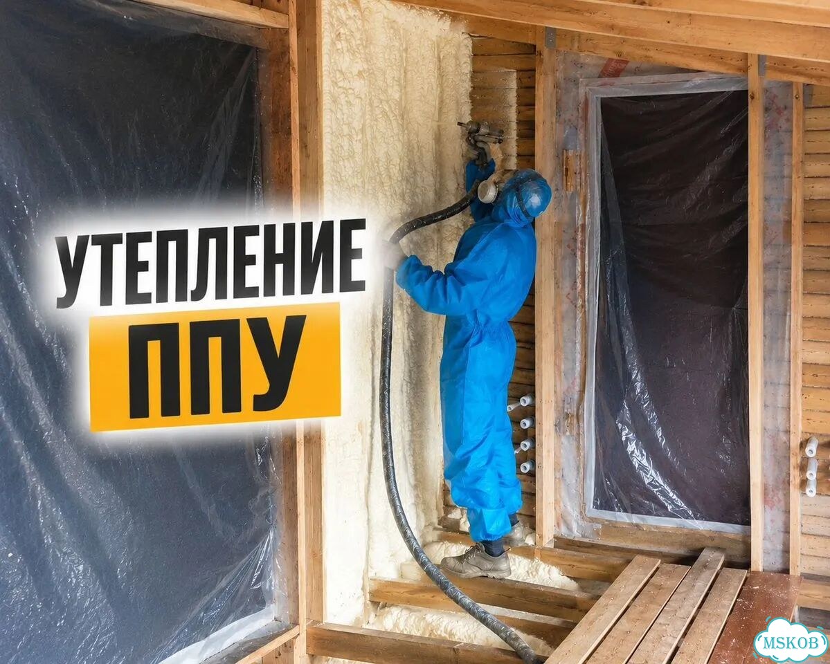 Пенополиуретан ППУ Утепление Теплоизоляция фото 1