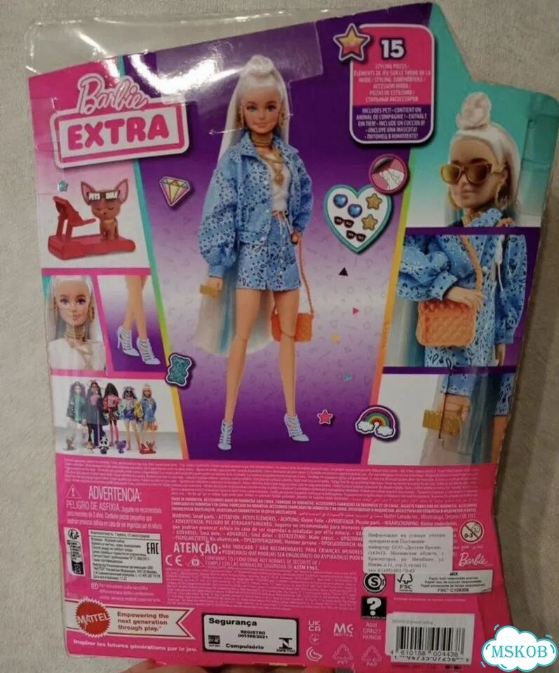 Barbie Экстра в джинсовой куртке HHN08 фото 3
