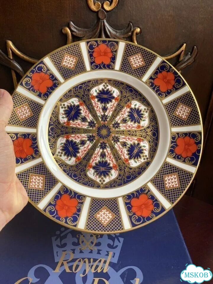 Royal crown derby тарелка имари фарфор Imari блюдо фото 3