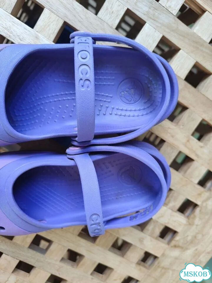 Crocs C11 фиолетовые лето фото 2