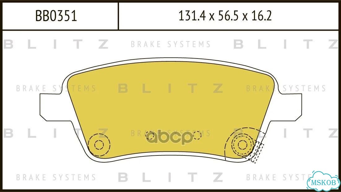 Колодки тормозные дисковые suzuki SX4 06- BB0351 фото 1