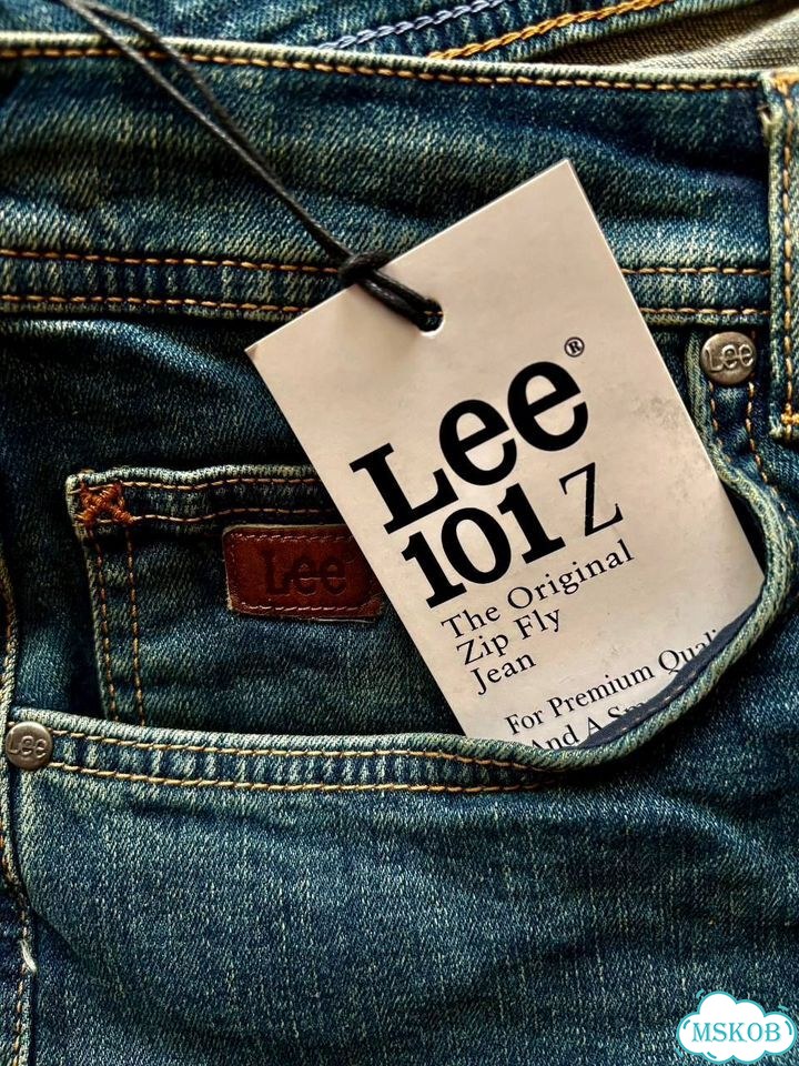Джинсы Lee 101z Оригинал Цвет с Зеленцой фото 3