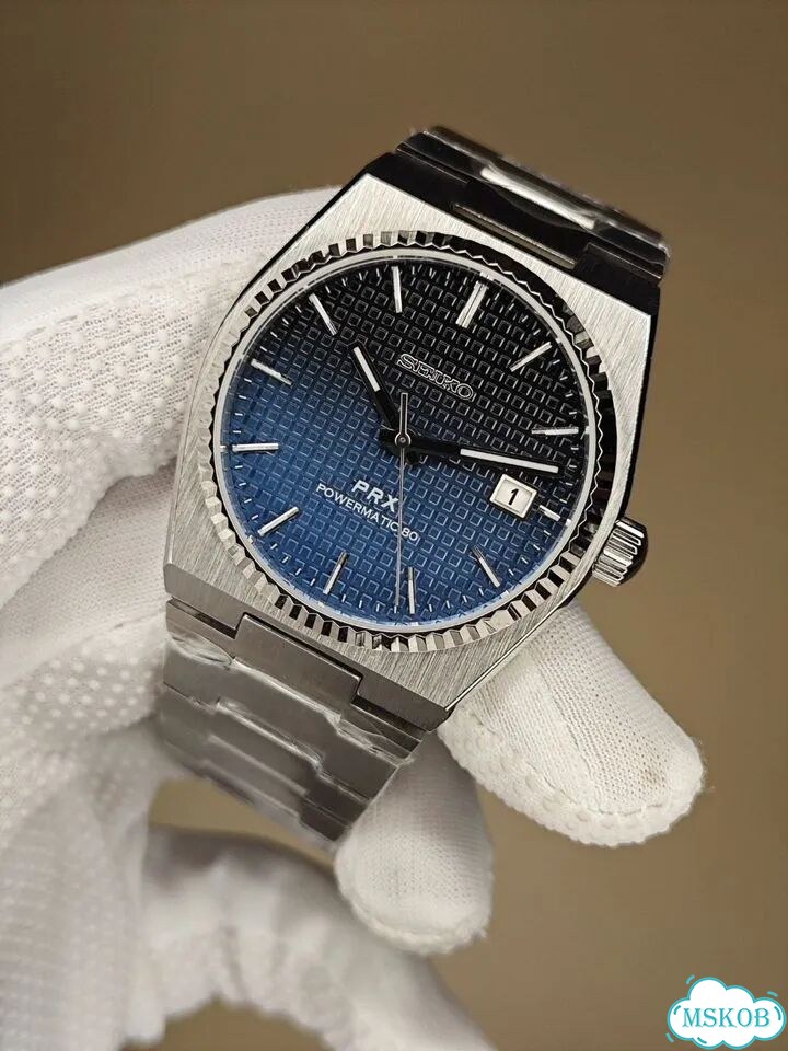 Seiko PRX Black& Blue Gradient фото 11