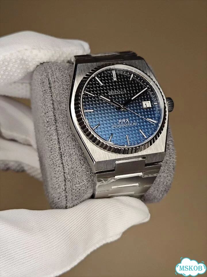 Seiko PRX Black& Blue Gradient фото 5