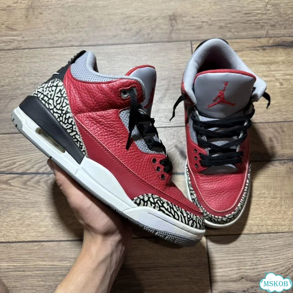 Nike air jordan 3 red оригинал фото 1