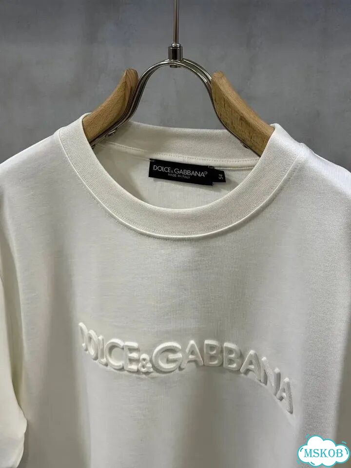 Футболка dolce gabbana белая мужская фото 3