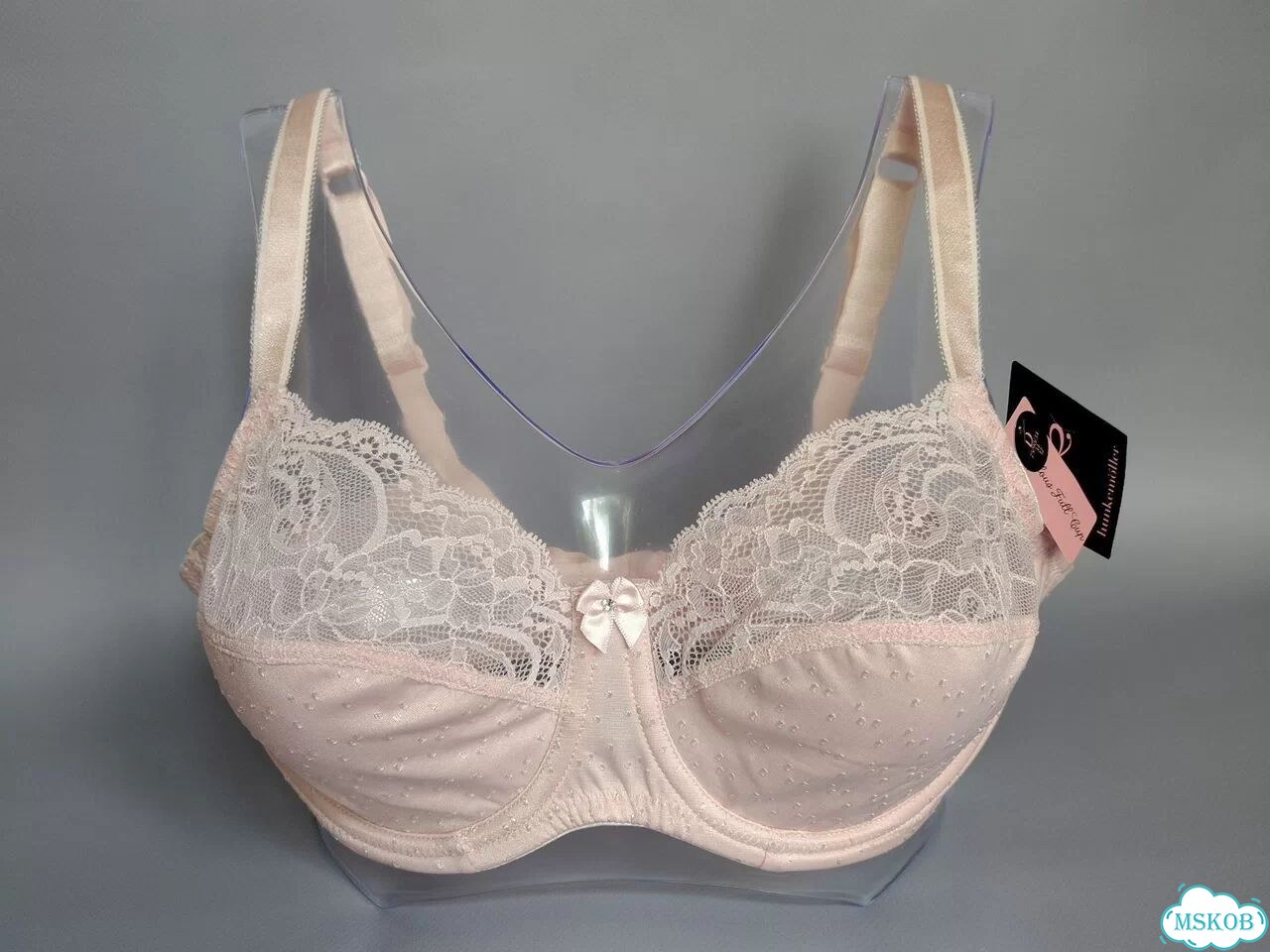 Новый 75D кружевной бюстгальтер Hunkemöller розовы фото 1