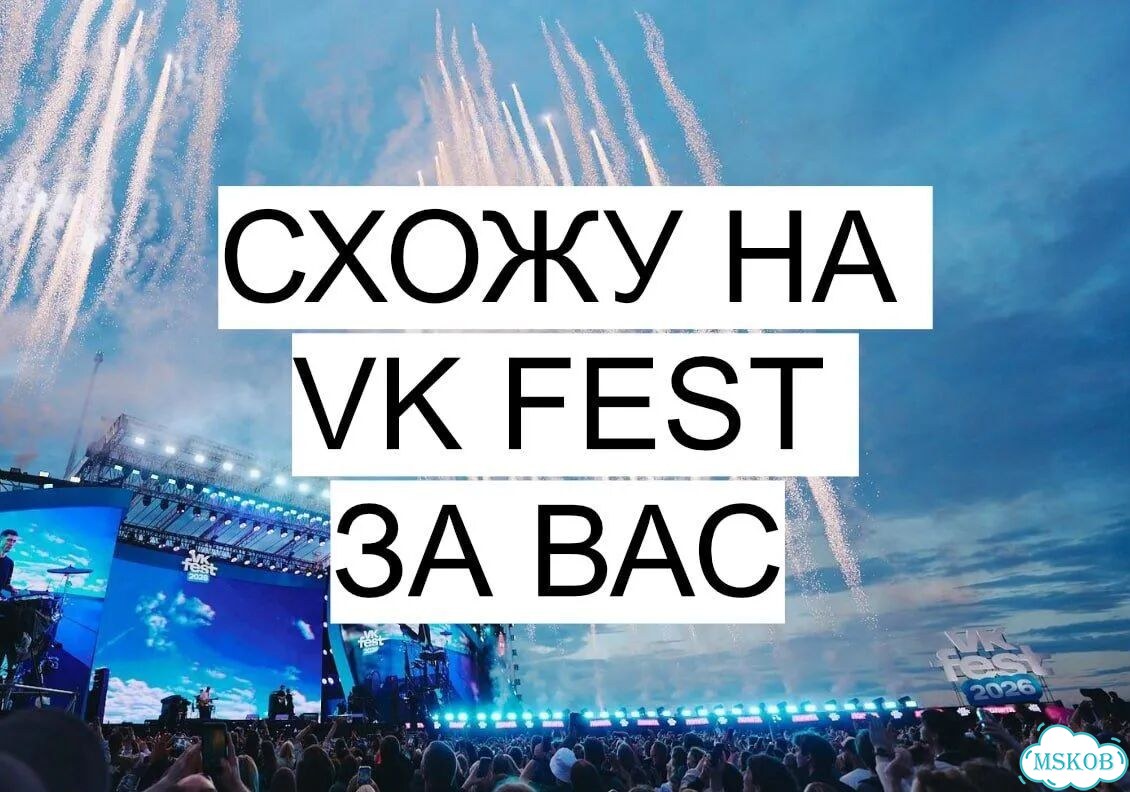 Схожу на VK Fest за вас фото 1