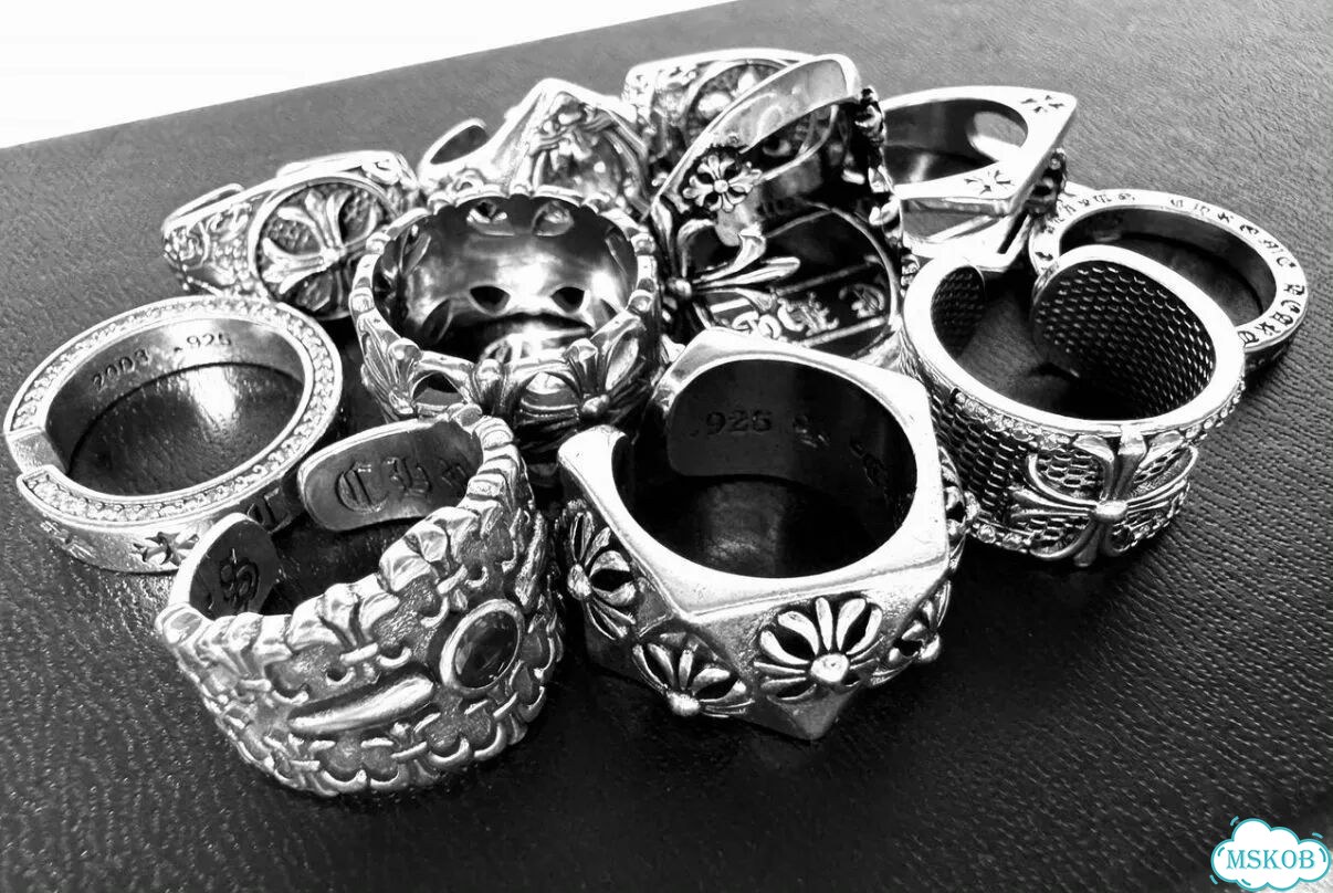 Chrome hearts кольцо фото 3