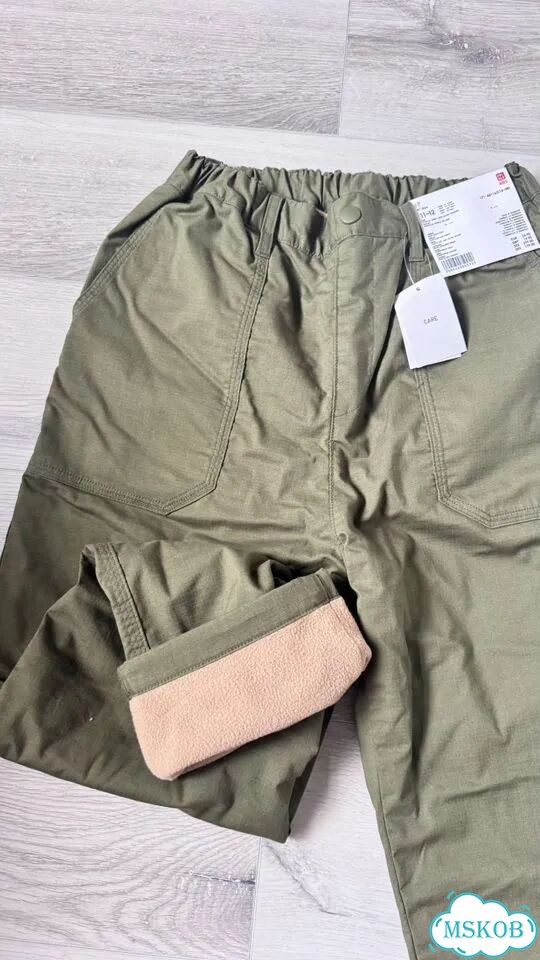 Утепленные брюки uniqlo фото 2