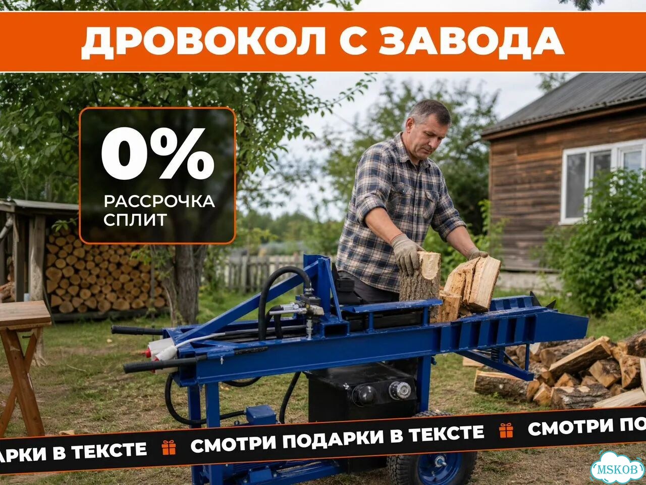 Дровокол гидравлический «Стандарт» электро (Y7125) фото 2