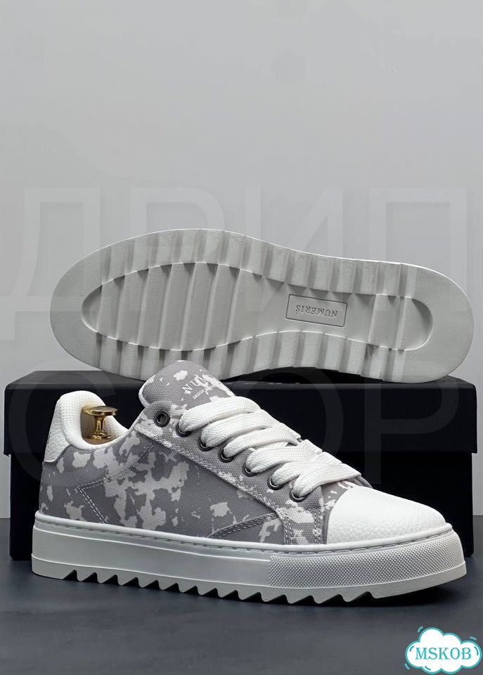 Кеды numeris sneakers white grey 41-45 фото 9