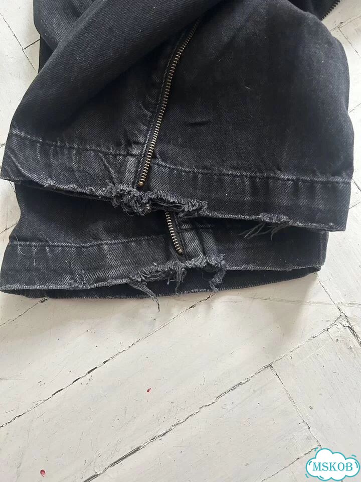 Zara flared zip джинсы фото 3
