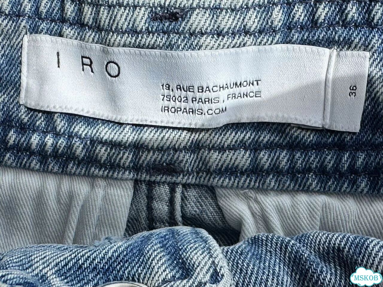 Шорты IRO. Джинсовые шорты 42/S фото 8