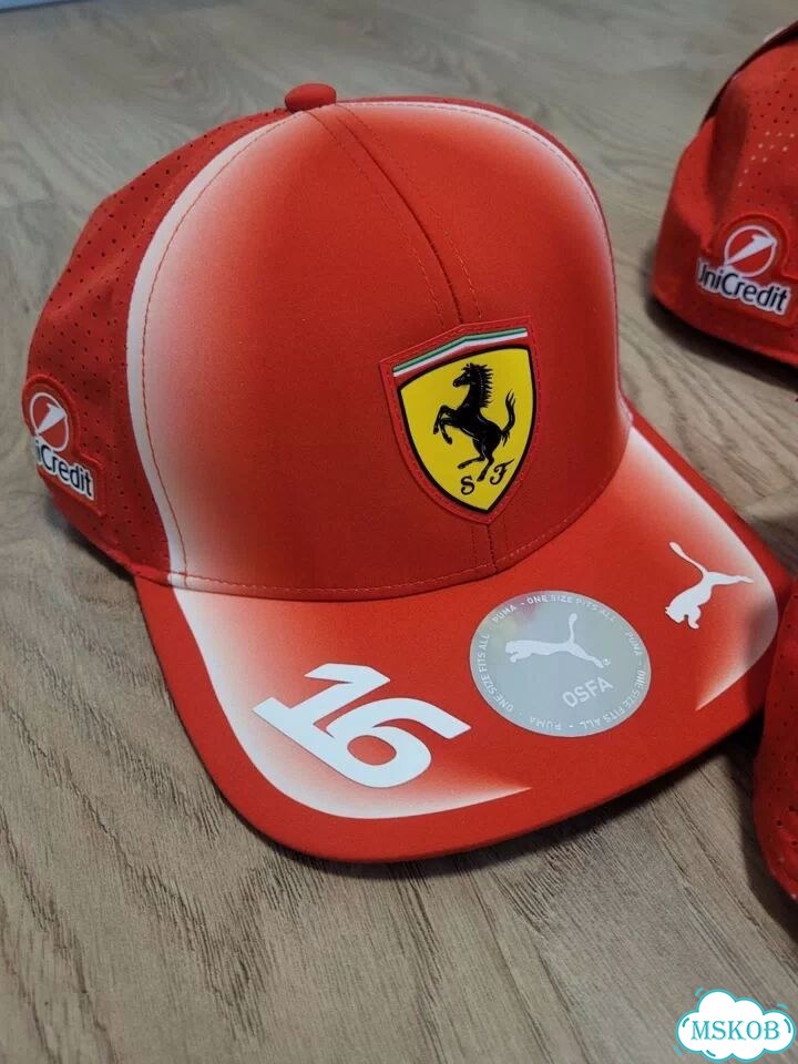 Бейсболка puma Ferrari Scuderia Leclerc Team 2026 фото 1