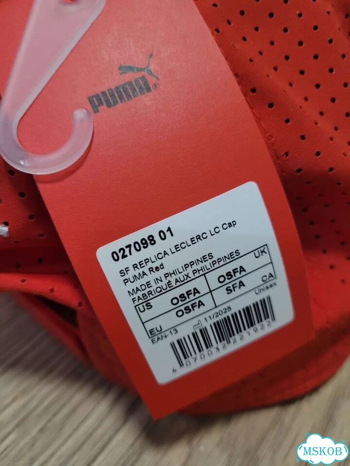 Бейсболка puma Ferrari Scuderia Leclerc Team 2026 фото 6
