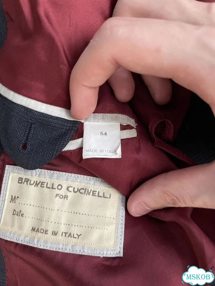 Костюм brunello cucinelli 54 фото 3