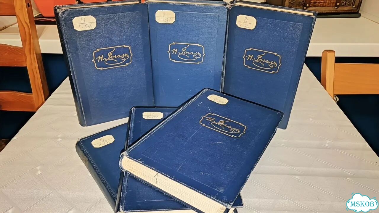 Антикварные книги Н.В. Гоголя, в 6 томах, 1952г фото 9