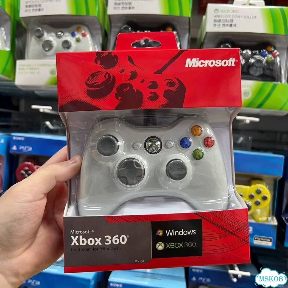 Геймпад xbox 360 / Белый / Проводной / Новый фото 1