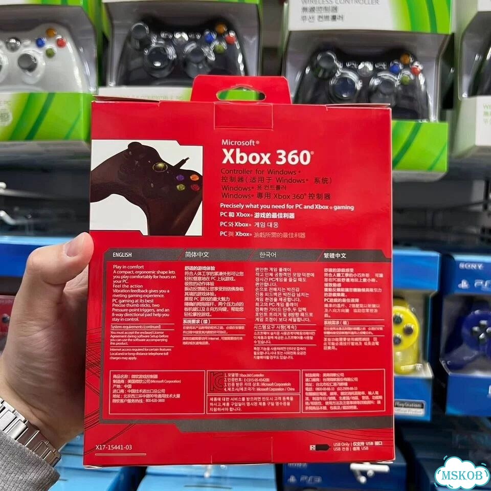 Геймпад xbox 360 / Белый / Проводной / Новый фото 2