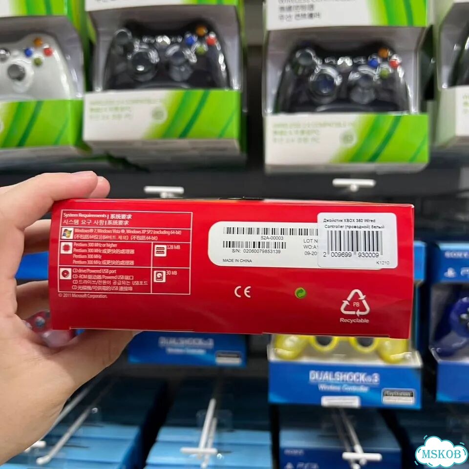 Геймпад xbox 360 / Белый / Проводной / Новый фото 5