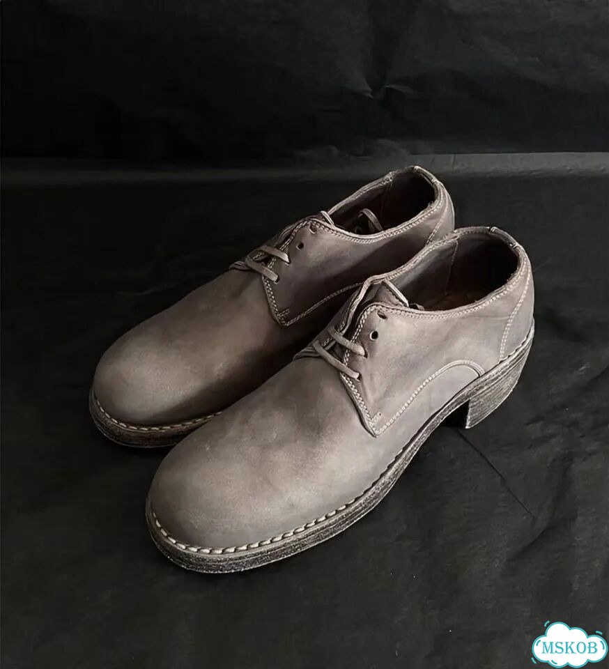 Guidi 792 Soft Derby Leather Low Boots фото 2