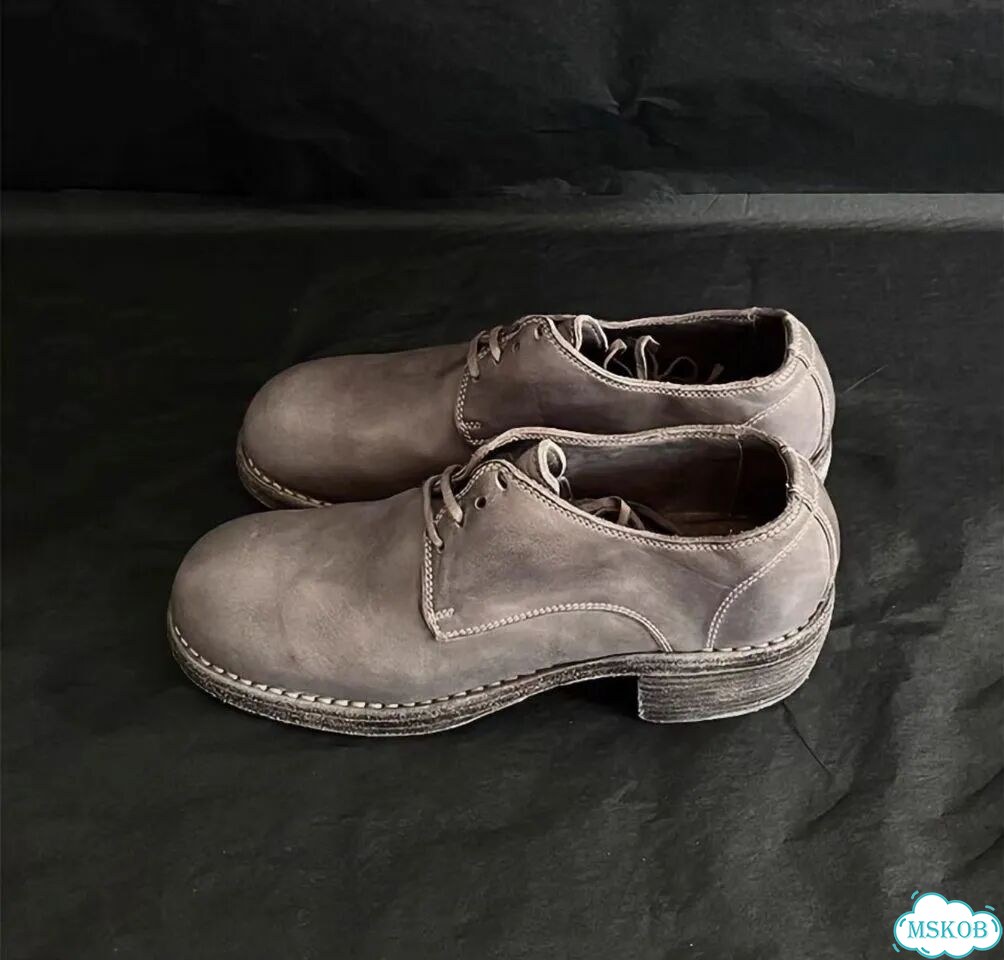 Guidi 792 Soft Derby Leather Low Boots фото 3