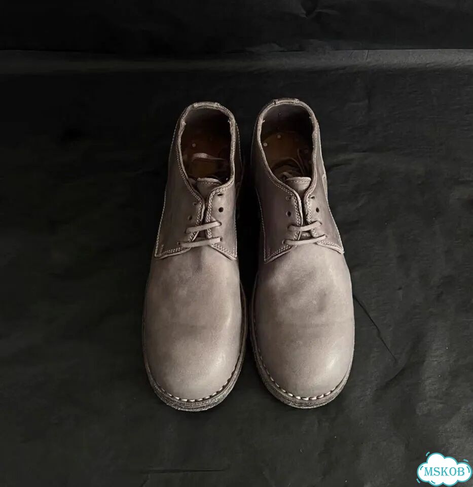 Guidi 792 Soft Derby Leather Low Boots фото 4