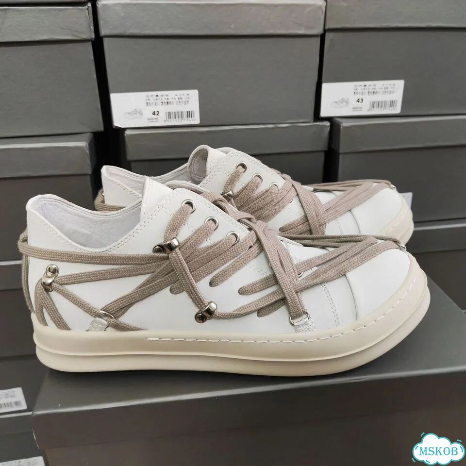 Кеды Rick Owens Hollywood Megalace Low фото 3