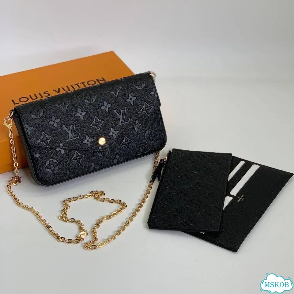 Клатч Louis Vuitton Felicie Black фото 1