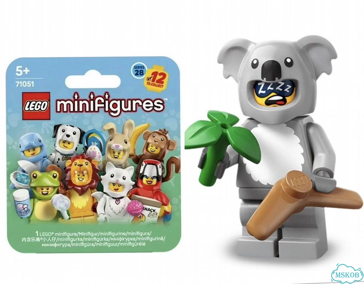 Lego минифигурка 28 серия коала фото 1